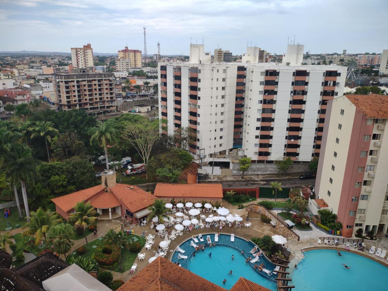 Hot Springs Flat Apart-Hotel Master Luxo Com Banheira Caldas Novas Eksteriør billede