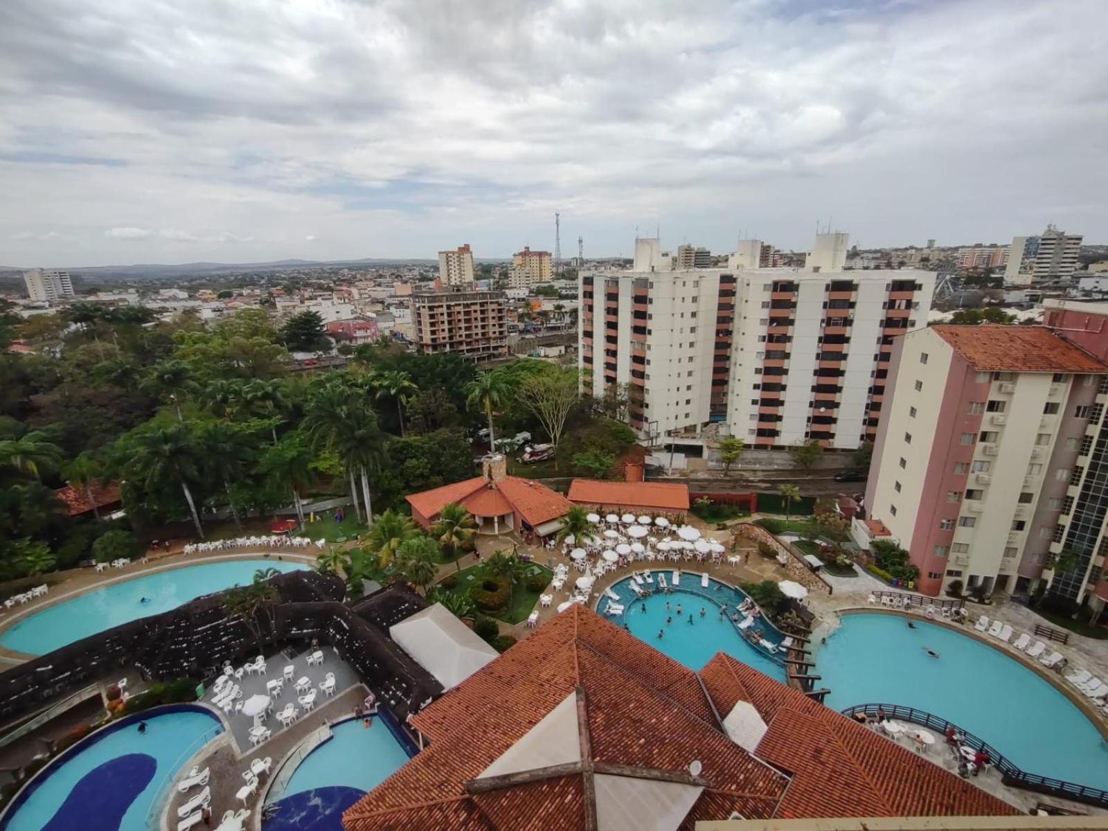 Hot Springs Flat Apart-Hotel Master Luxo Com Banheira Caldas Novas Eksteriør billede